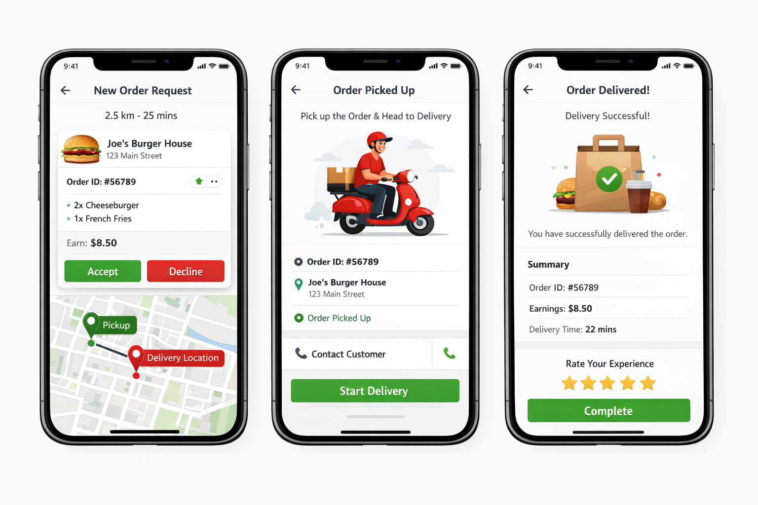 bakery delivery management app and cake delivery tracking software